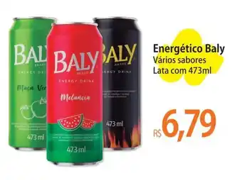 Energético Baly Vários sabores Lata
