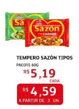 Assaí Atacadista Tempero sazón tipos oferta