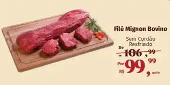 Filé Mignon Bovino Sem Cordão