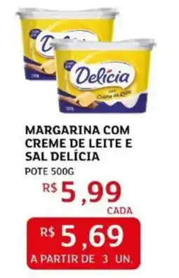 Assaí Atacadista Margarina com creme de leite e sal delícia oferta