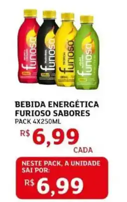 Assaí Atacadista Bebida energética furioso sabores oferta