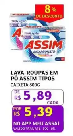 Assaí Atacadista Lava-roupas em pó assim tipos oferta