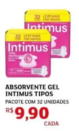 Assaí Atacadista Absorvente gel intimus tipos oferta