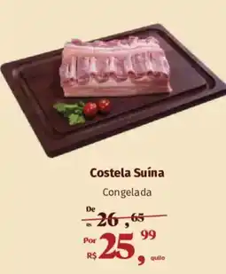 Supermercados Mateus Costela Suína Congelada oferta