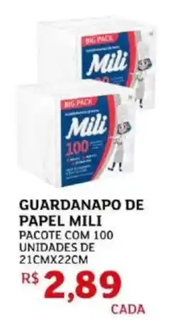 Assaí Atacadista Guardanapo de papel mili oferta