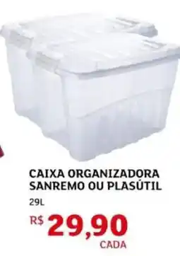 Assaí Atacadista Caixa organizadora sanremo ou plasútil oferta