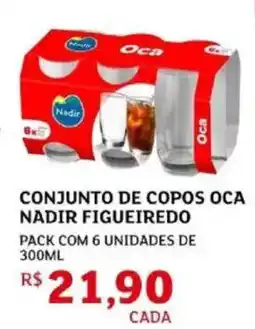 Assaí Atacadista Conjunto de copos oca nadir figueiredo oferta