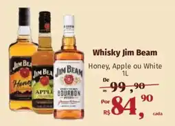 Supermercados Mateus Whisky Jim Beam Honey, Apple ou White oferta
