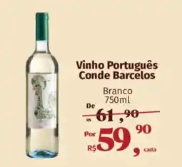 Supermercados Mateus Vinho Português Conde Barcelos Branco oferta