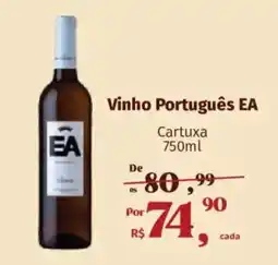 Supermercados Mateus Vinho Português EA Cartuxa oferta
