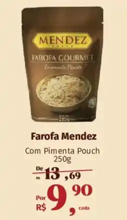 Supermercados Mateus Farofa Mendez Com Pimenta Pouch oferta