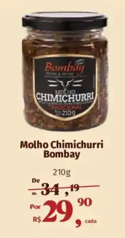 Supermercados Mateus Molho Chimichurri Bombay oferta