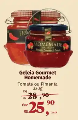 Supermercados Mateus Geleia Gourmet Homemade Tomate ou Pimenta oferta