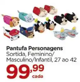 Carrefour Pantufa Personagens oferta