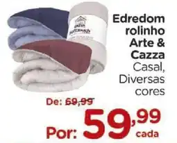 Carrefour Edredom rolinho Arte & Cazza oferta