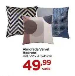 Carrefour Almofada Velvet Hedrons oferta