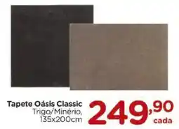 Carrefour Tapete Oásis Classic Trigo/Minério, 135x200cm oferta