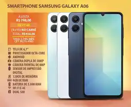 Lojas Cem Smartphone samsung galaxy a06 oferta