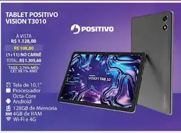 Lojas Cem Tablet positivo vision T3010 oferta