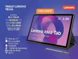 Lojas Cem Tablet lenovo TB336 oferta