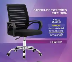 Lojas Cem Cadeira de escritório executiva oferta
