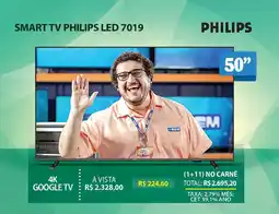 Lojas Cem Smart tv philips led 7019 oferta