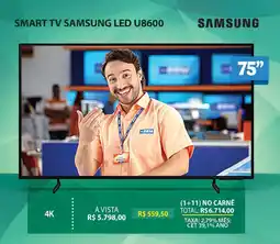 Lojas Cem Smart tv samsung led u8600 oferta