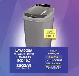 Lojas Cem Lavadora suggar new lavamax eco 10.0 oferta