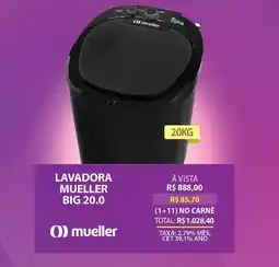 Lojas Cem Lavadora mueller big 20.0 oferta
