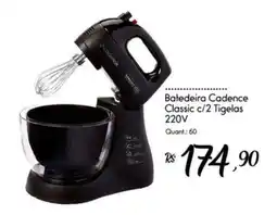 Giassi Supermercados Batedeira Cadence Classic c/2 Tigelas 220V oferta