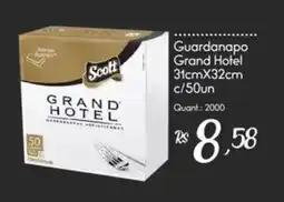 Giassi Supermercados Guardanapo Grand Hotel 31cmX32cm c/50un oferta