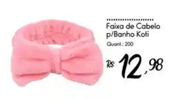 Giassi Supermercados Faixa de Cabelo p/Banho Koti oferta