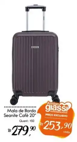 Giassi Supermercados Mala de Bordo Seanite Café 20" oferta