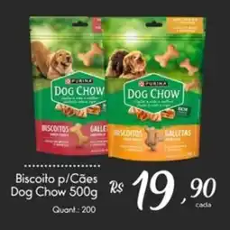 Giassi Supermercados Biscoito p/Cães Dog Chow oferta