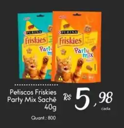 Giassi Supermercados Petiscos Friskies Party Mix Sache oferta