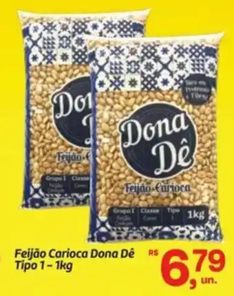 Fort Atacadista Feijão Carioca Dona Dê Tipo 1 oferta