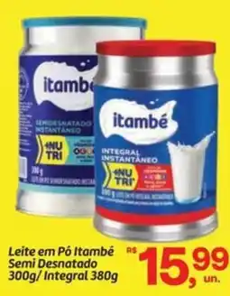 Fort Atacadista Leite em Pó Itambé Semi Desnatado /Integral oferta