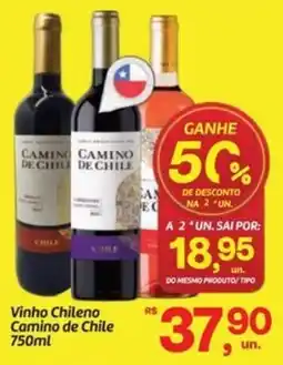 Fort Atacadista Vinho Chileno Camino de Chile oferta