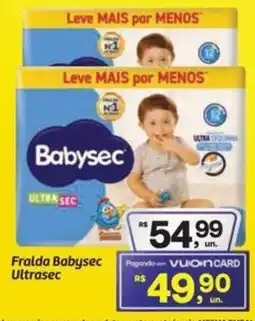 Fort Atacadista Fralda Babysec Ultrasec oferta