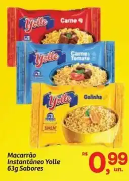 Fort Atacadista Macarrão Instantâneo Yolle Sabores oferta