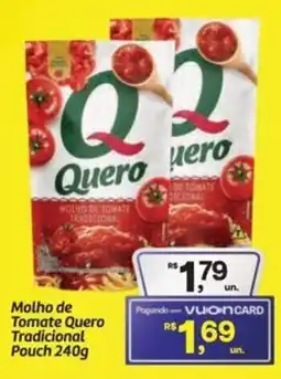 Fort Atacadista Molho de Tomate Quero Tradicional Pouch oferta