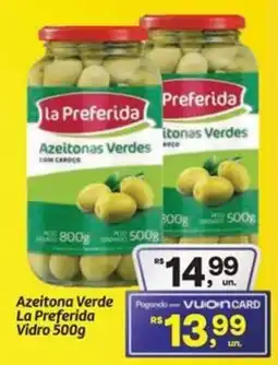 Fort Atacadista Azeitona Verde La Preferida Vidro oferta
