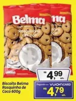 Fort Atacadista Biscoito Belma Rosquinha de Coco oferta