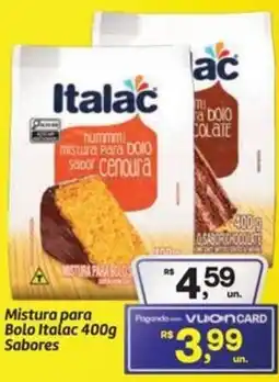 Fort Atacadista Mistura para Bolo Italac Sabores oferta