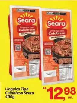Fort Atacadista Linguiça Tipo Calabresa Seara oferta