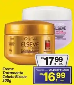 Fort Atacadista Creme Tratamento Cabelo Elseve oferta