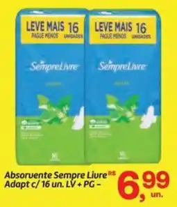 Fort Atacadista Absorvente Sempre Liure Adapt c/16 un. oferta