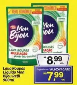 Fort Atacadista Lava Roupas Líquido Mon Bijou Refil oferta
