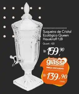 Giassi Supermercados Suqueira de Cristal Ecológico Queen Hauskraft oferta