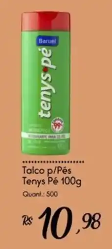 Giassi Supermercados Talco p/Pés Tenys Pé oferta